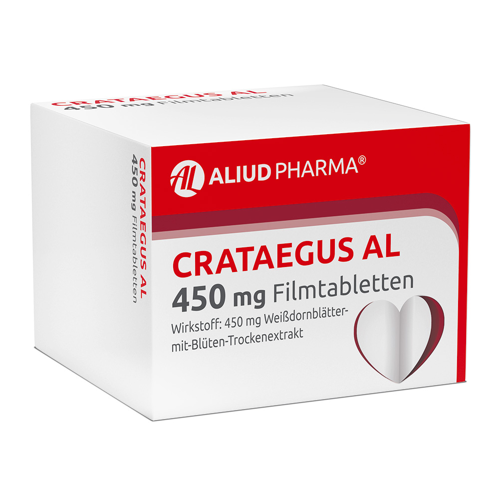 ALIUD PHARMA Crataegus AL 450 mg Filmtabletten bei nachlassender Herzleistung