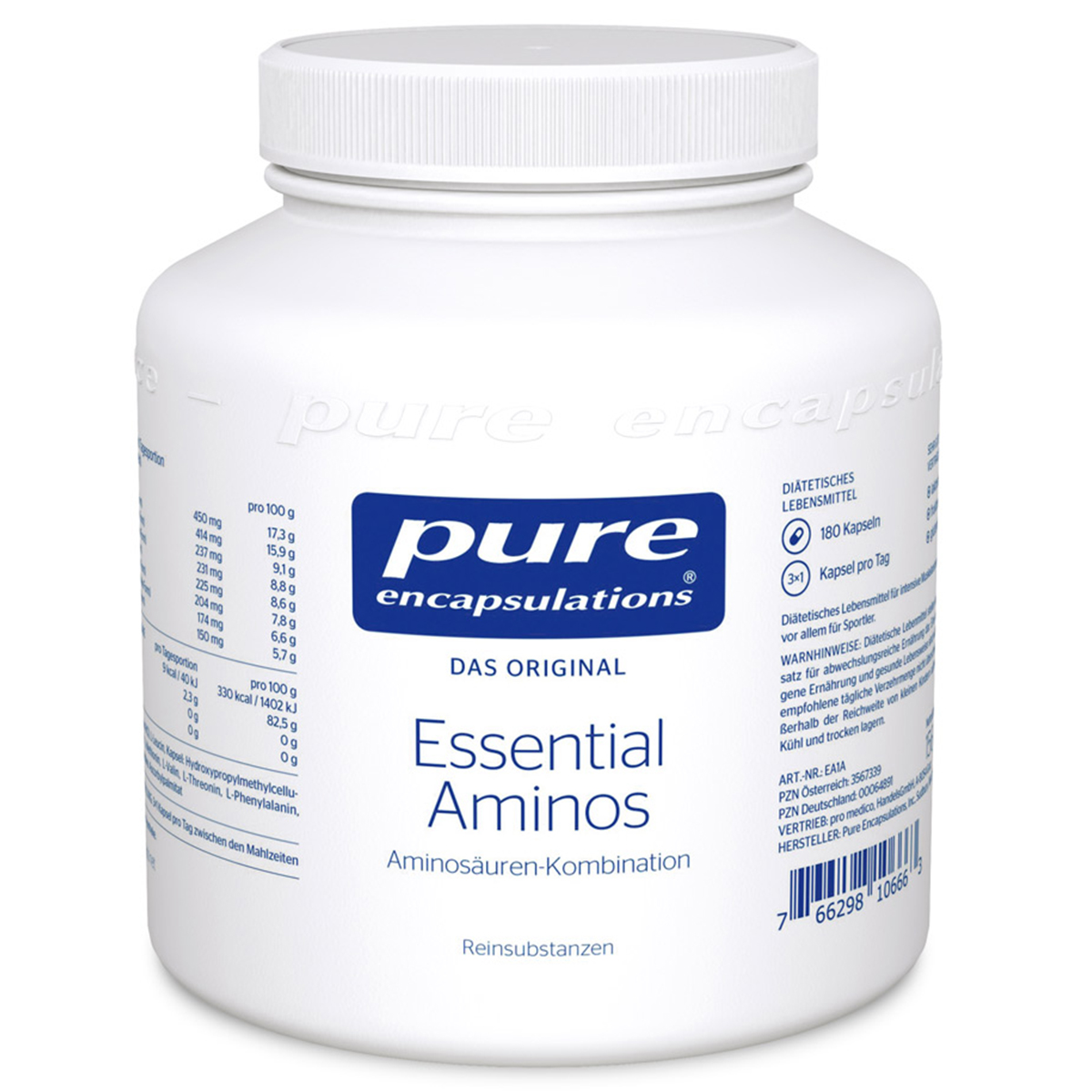 PURE ENCAPSULATIONS Essential Aminos Kapseln