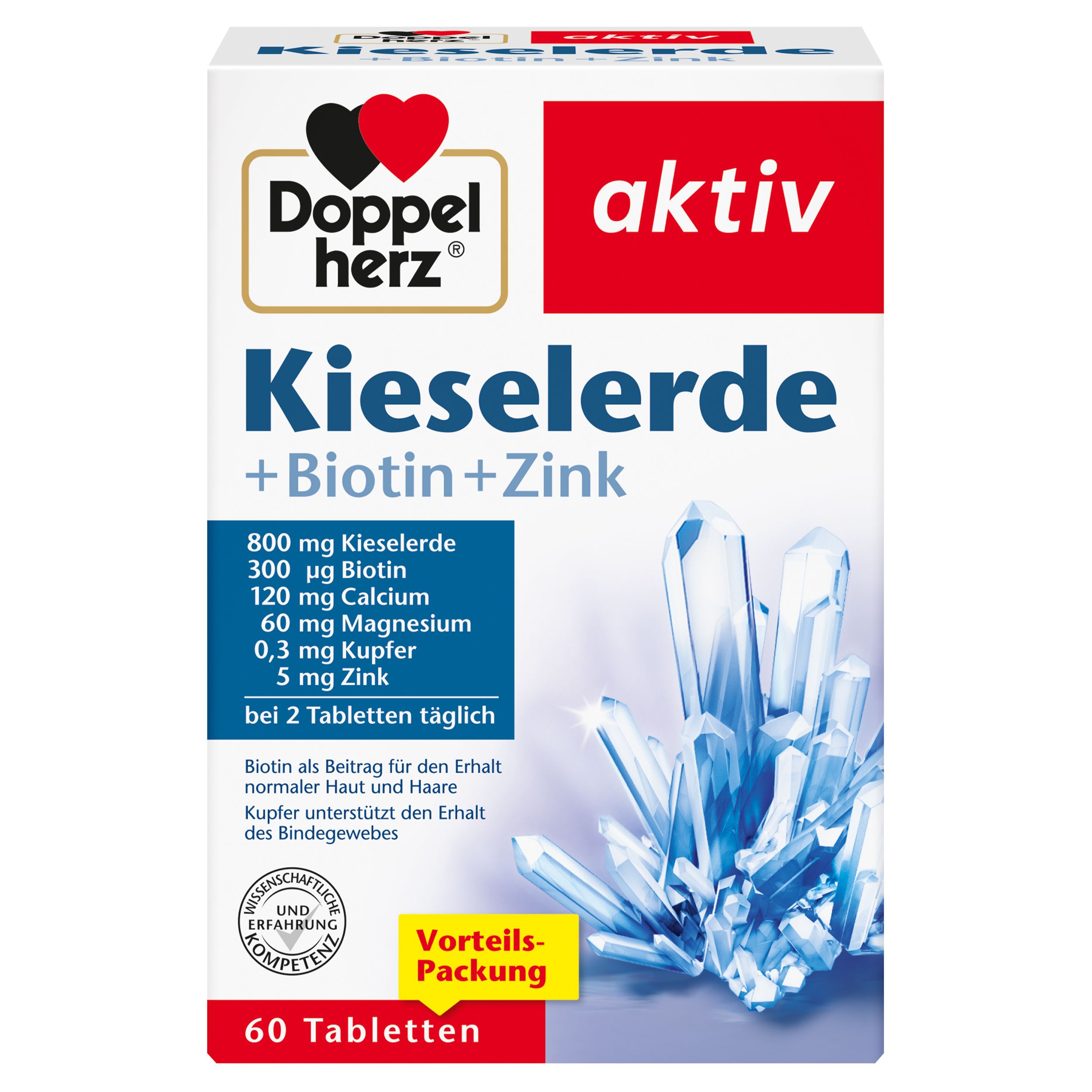 Doppelherz DOPPELHERZ Kieselerde+Biotin+Zink Tabletten