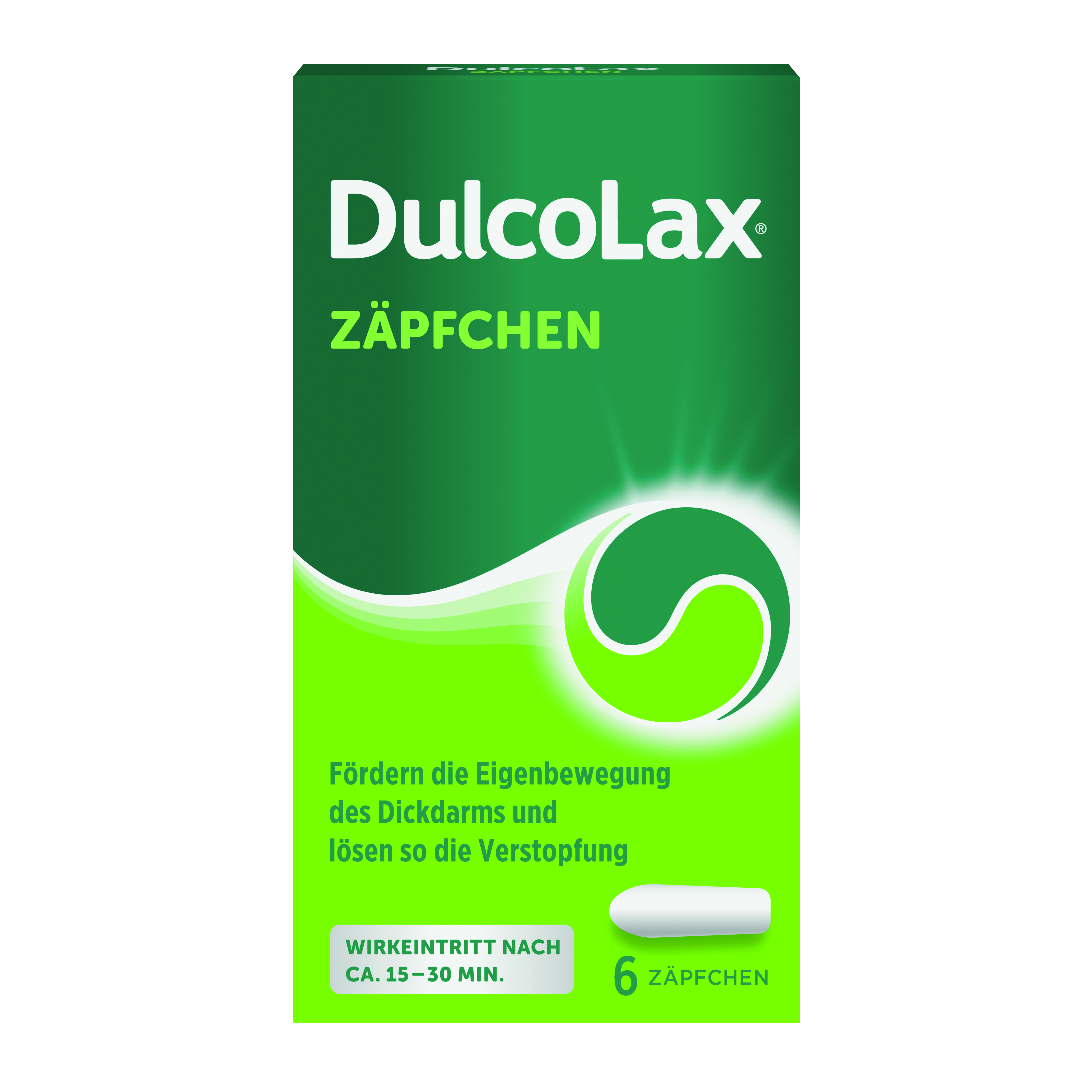 DULCOLAX Dulcolax Zäpfchen Wirkstoff Bisacodyl bei Verstopfung