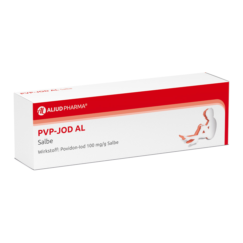 ALIUD PHARMA PVP-Jod AL Salbe bei Wunddesinfektion (Antiseptikum)