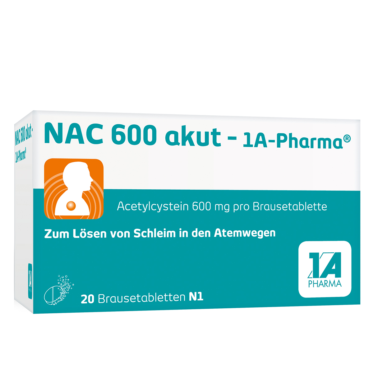 NAC 600 akut-1A Pharma Brausetabletten