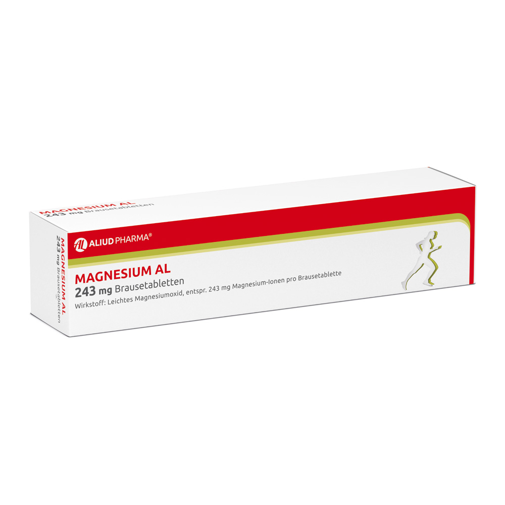ALIUD PHARMA Magnesium AL 243 mg Brausetabletten bei Magnesiummangel und dadurch verursachten Wadenkrämpfe