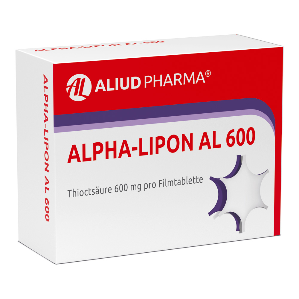 ALIUD PHARMA Alpha-Lipon AL 600 für Missempfindungen bei diabetischer Nervenbeschädigung