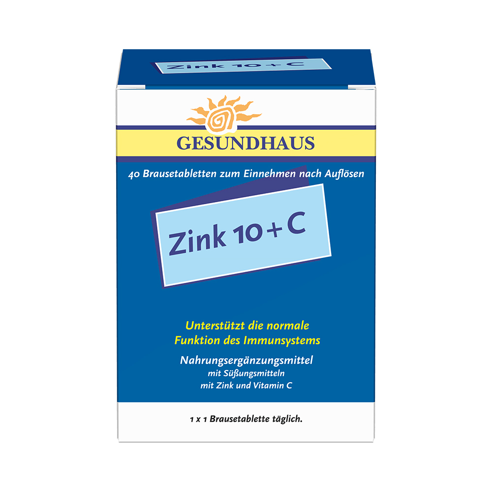 WÖRWAG PHARMA ZINK 10+C Brausetabletten