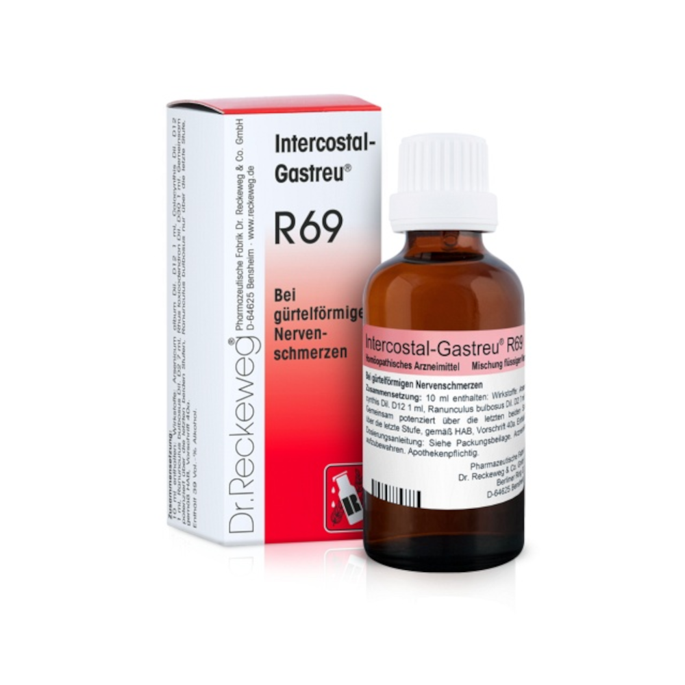 DR. RECKEWEG INTERCOSTAL-Gastreu R69 Tropfen zum Einnehmen