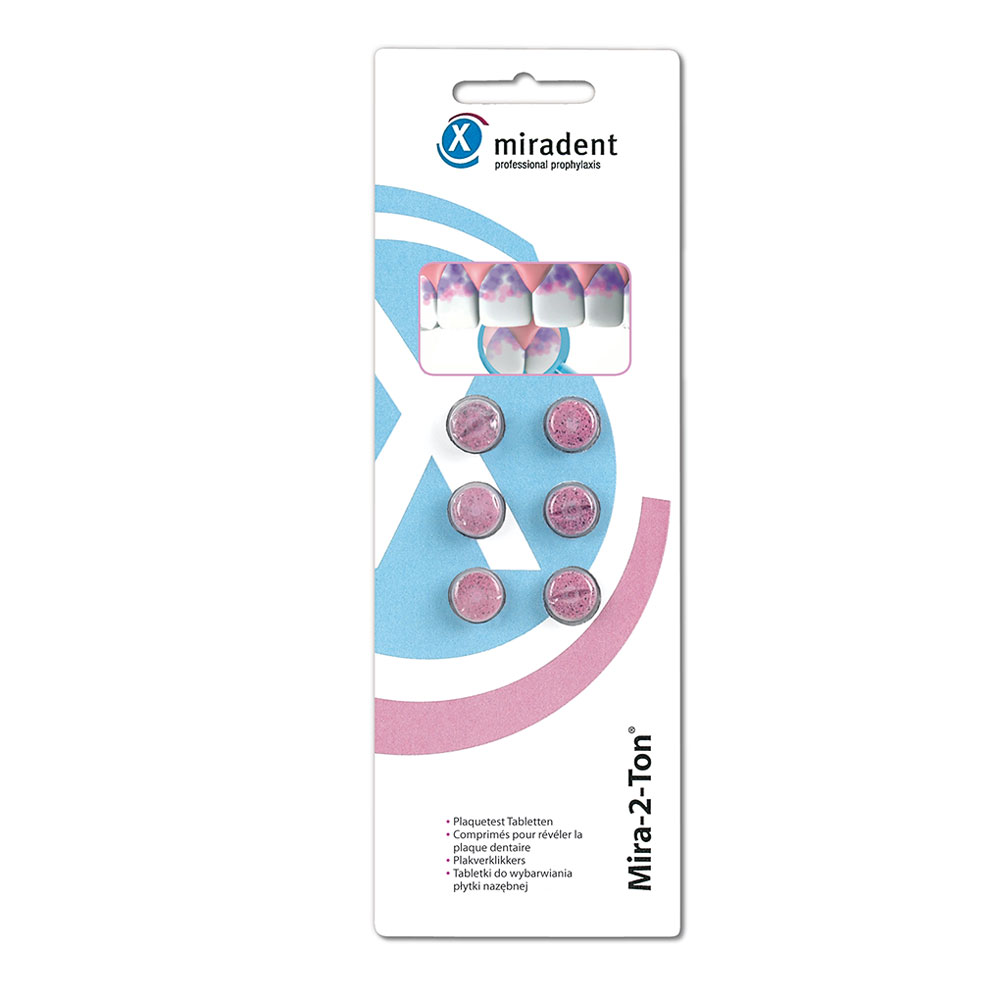 MIRADENT Plaquetest Tabletten Mira-2-Ton