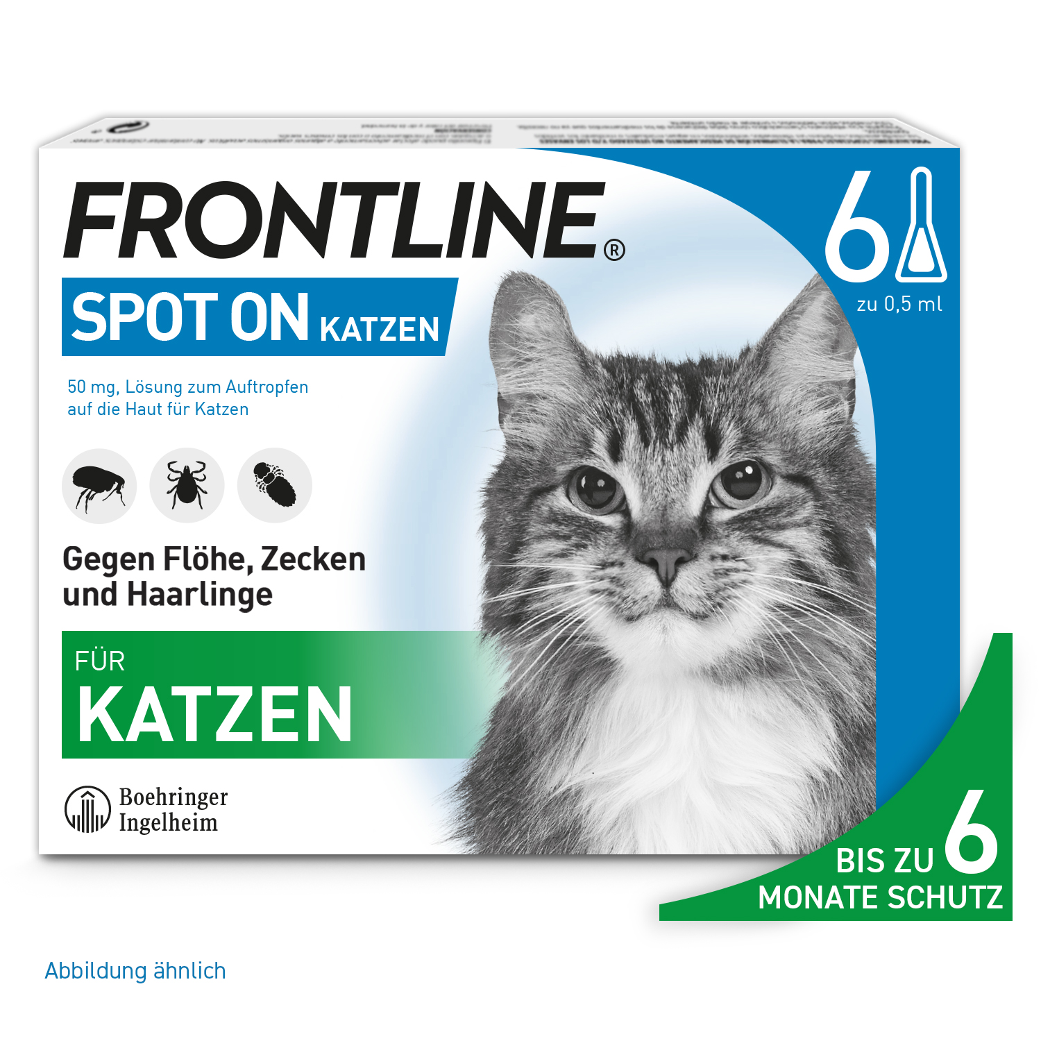 FRONTLINE SPOT-ON gegen Zecken und Flöhe für Katzen