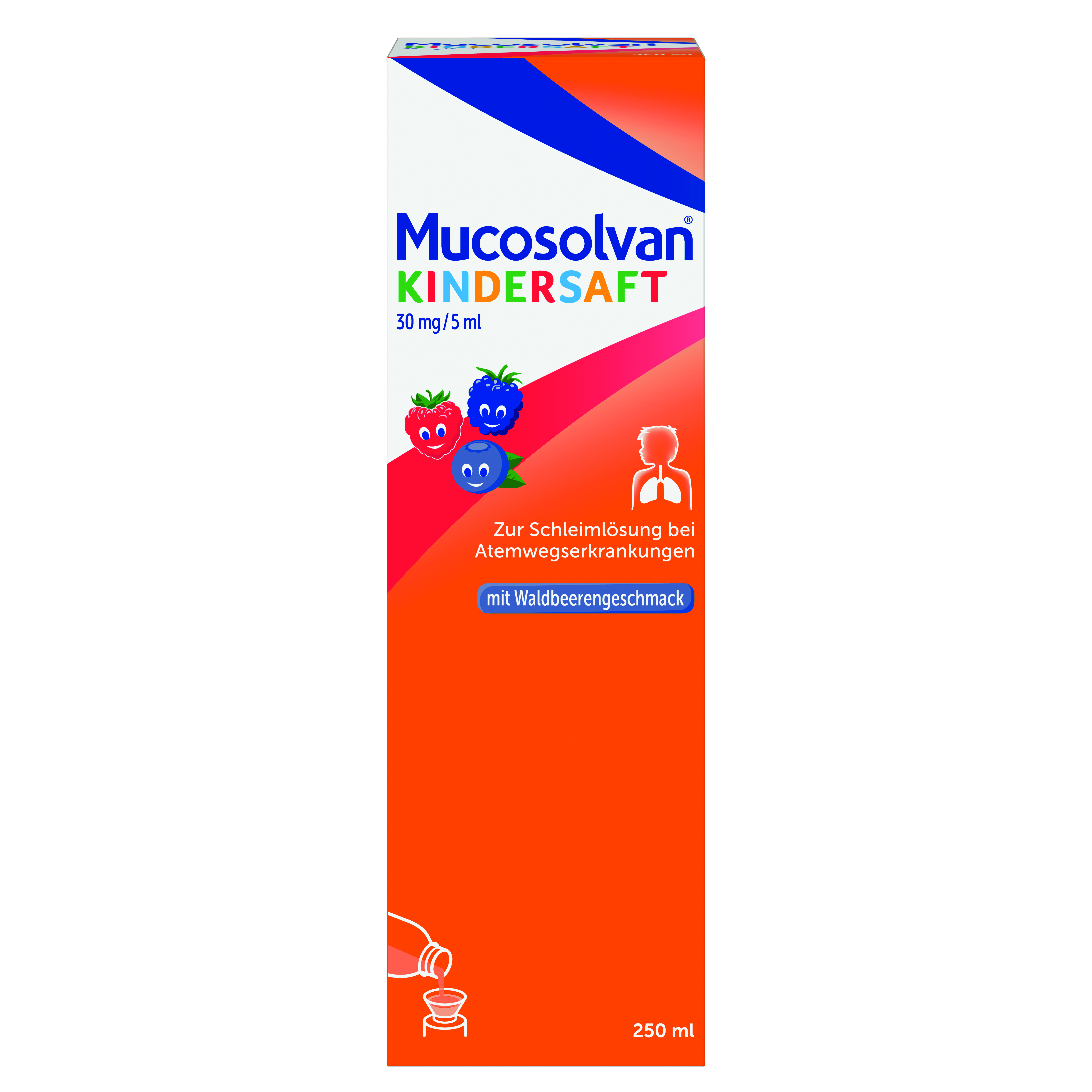MUCOSOLVAN Kindersaft 30 mg/5 ml zur Schleimlösung bei Atemwegserkrankungen