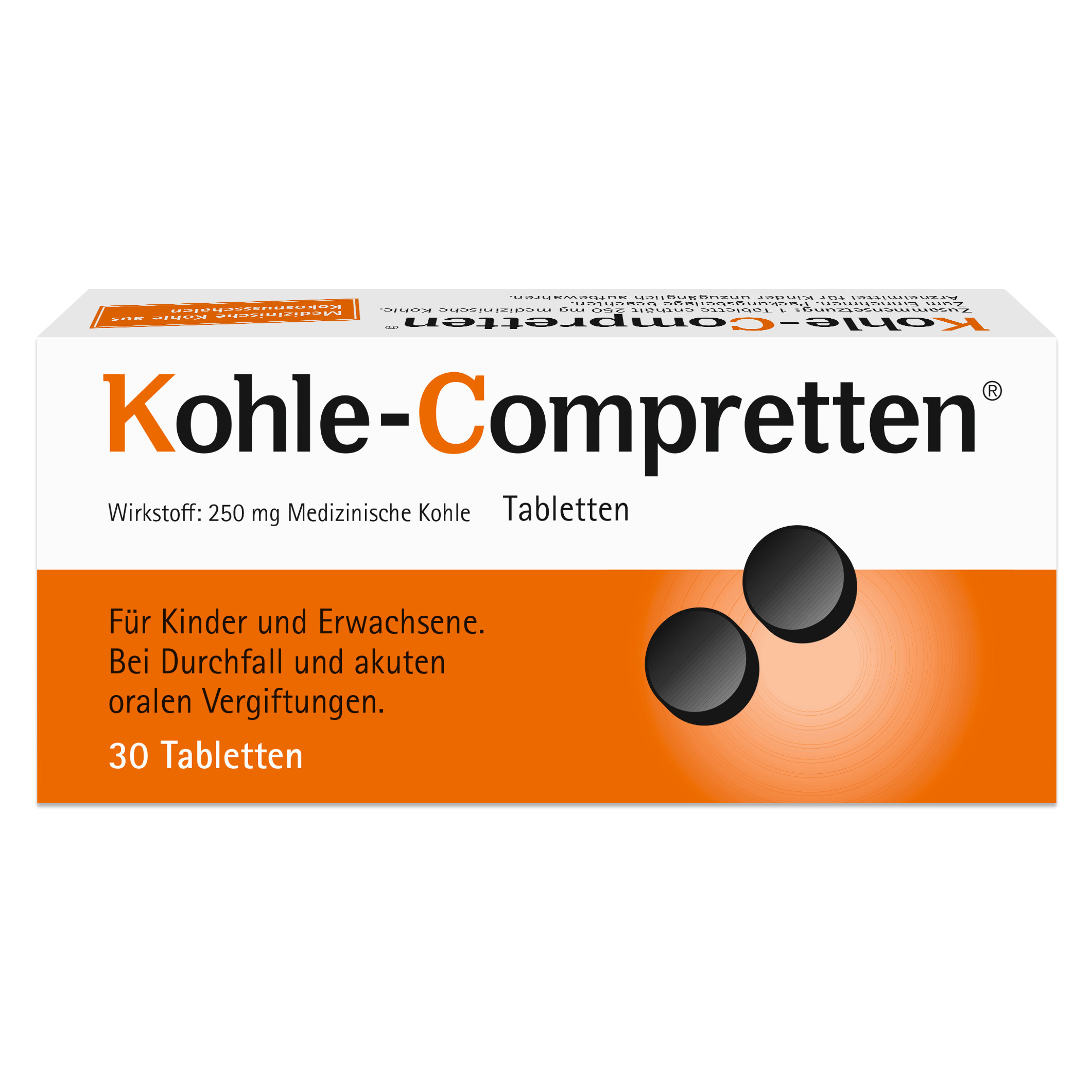 KLINGE PHARMA KOHLE Compretten Tabletten