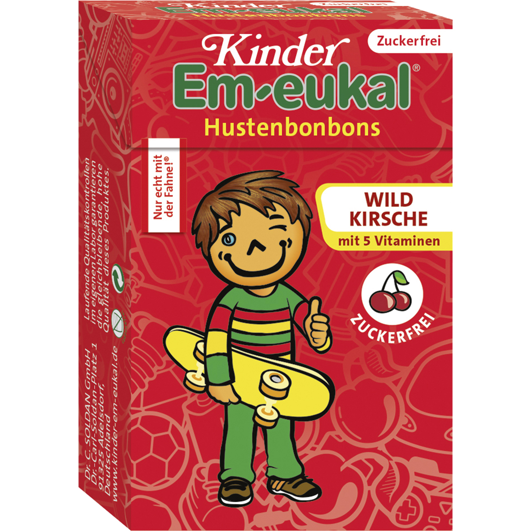 EM-EUKAL Kinder Bonbons zuckerfrei Pocketbox