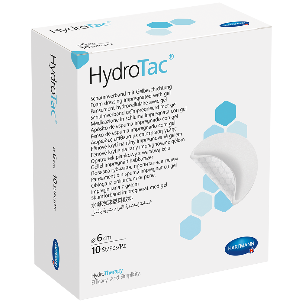 HYDROTAC Schaumverband 6 cm rund steril