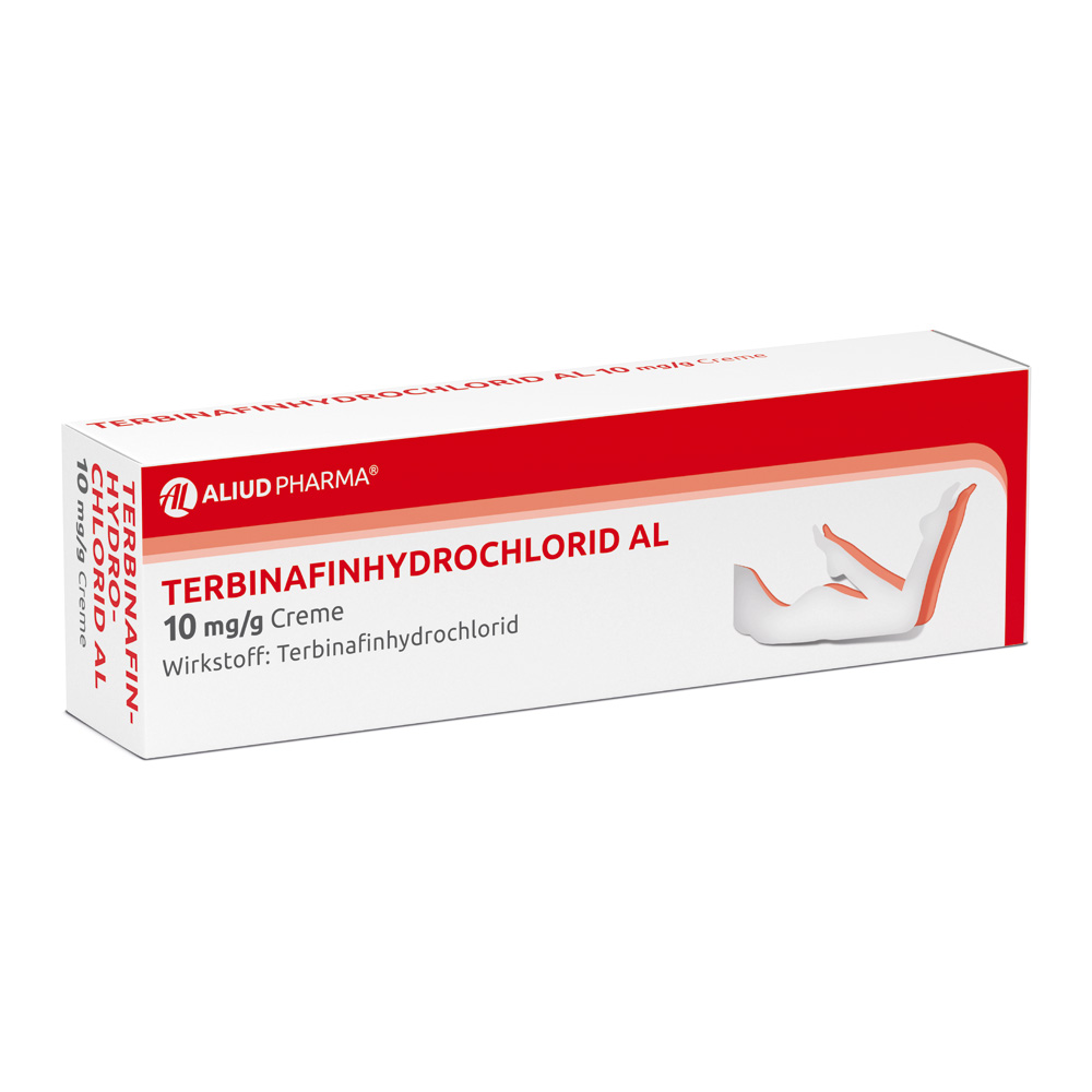 ALIUD PHARMA Terbinafinhydrochlorid AL 10 mg/g Creme bei Fußpilz