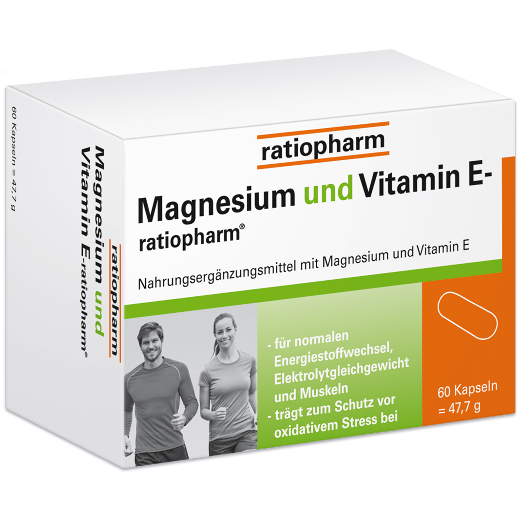 RATIOPHARM MAGNESIUM UND VITAMIN E-ratiopharm Kapseln