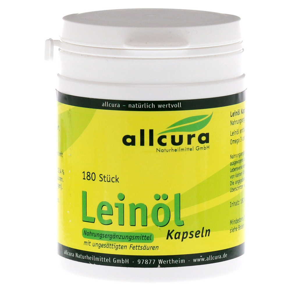 ALLCURA NATURHEILMITTEL LEINÖL KAPSELN