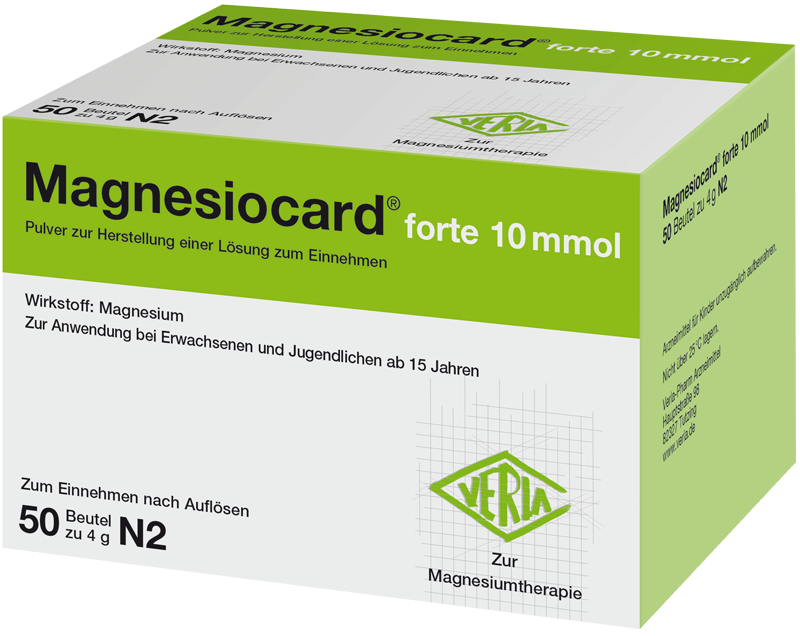 VERLA Magnesiocard forte 10 mmol
