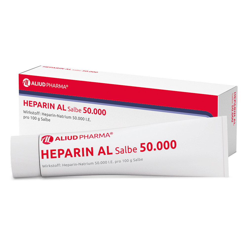ALIUD Heparin AL Salbe 50.000 bei Prellungen oder Blutergüssen