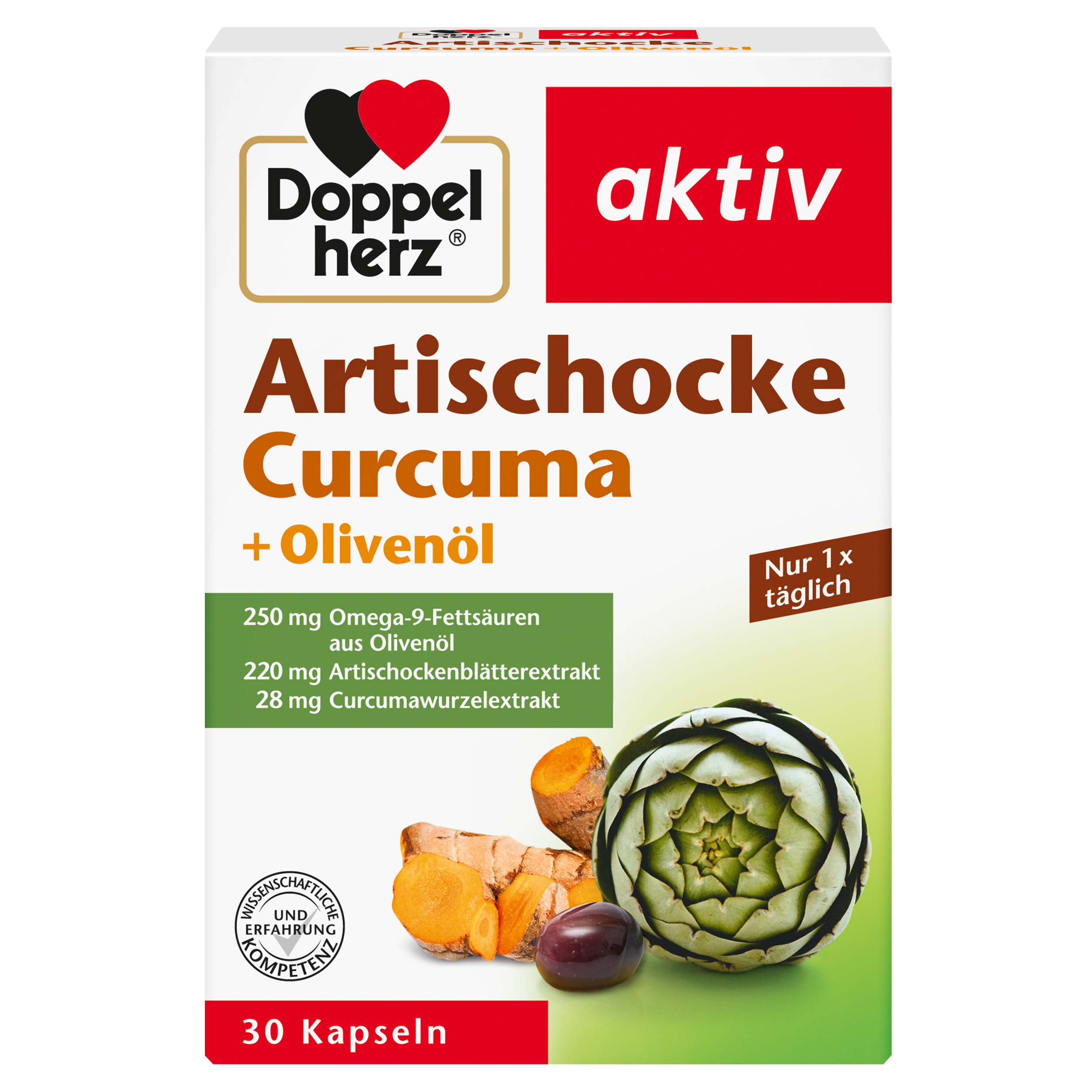 Doppelherz DOPPELHERZ Artischocke+Olivenöl+Curcuma Kapseln