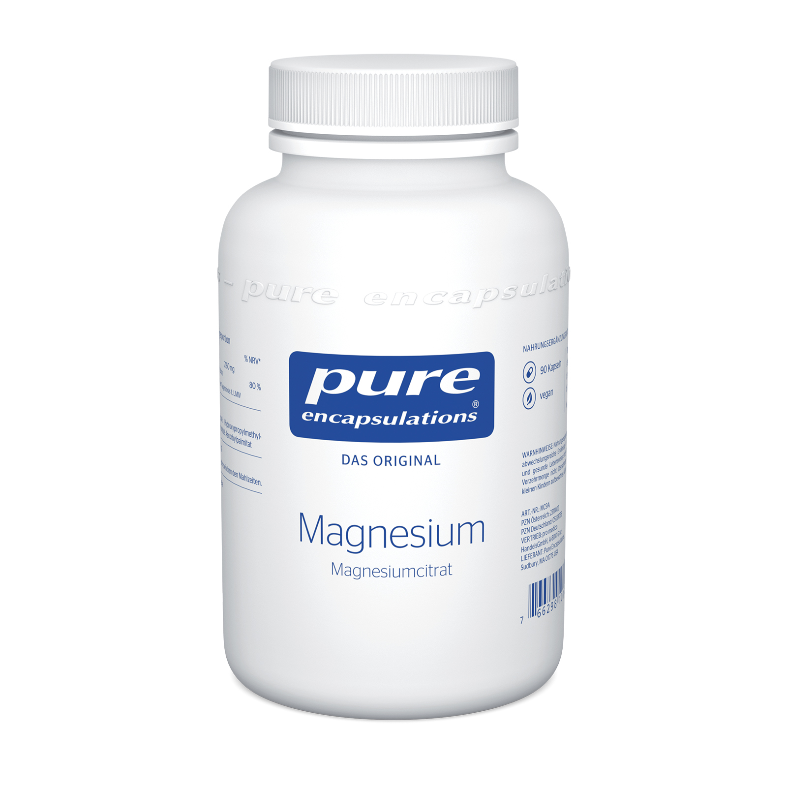 PURE ENCAPSULATIONS Magnesium Magn.Citrat Kapseln