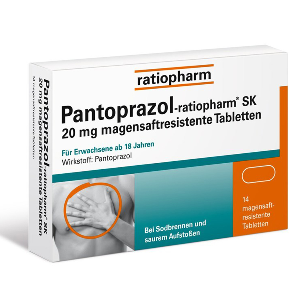 RATIOPHARM PANTOPRAZOL-ratiopharm SK 20 mg magensaftres.Tabl.