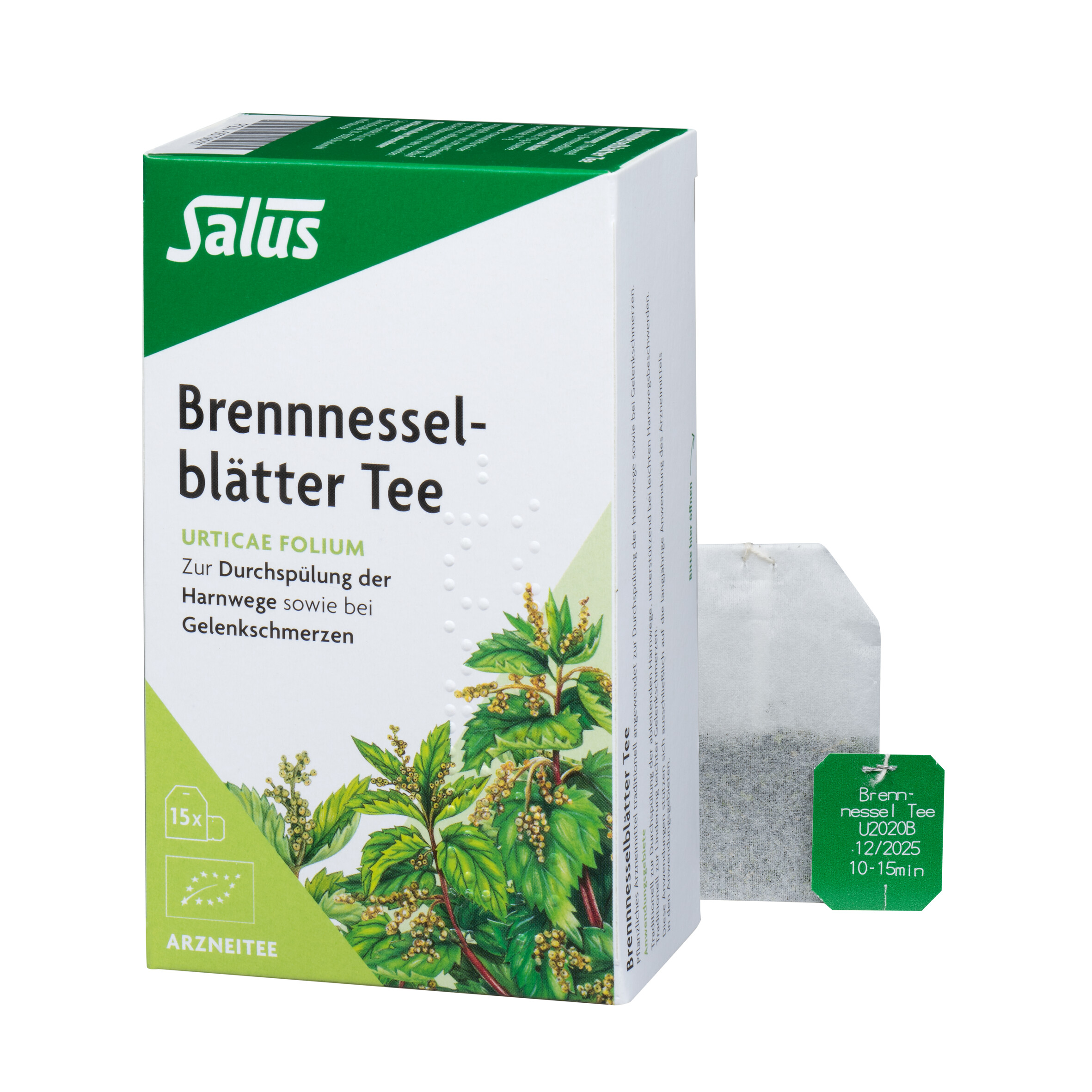 SALUS PHARMA BRENNNESSELBLÄTTER Tee Bio Urticae folium Salus