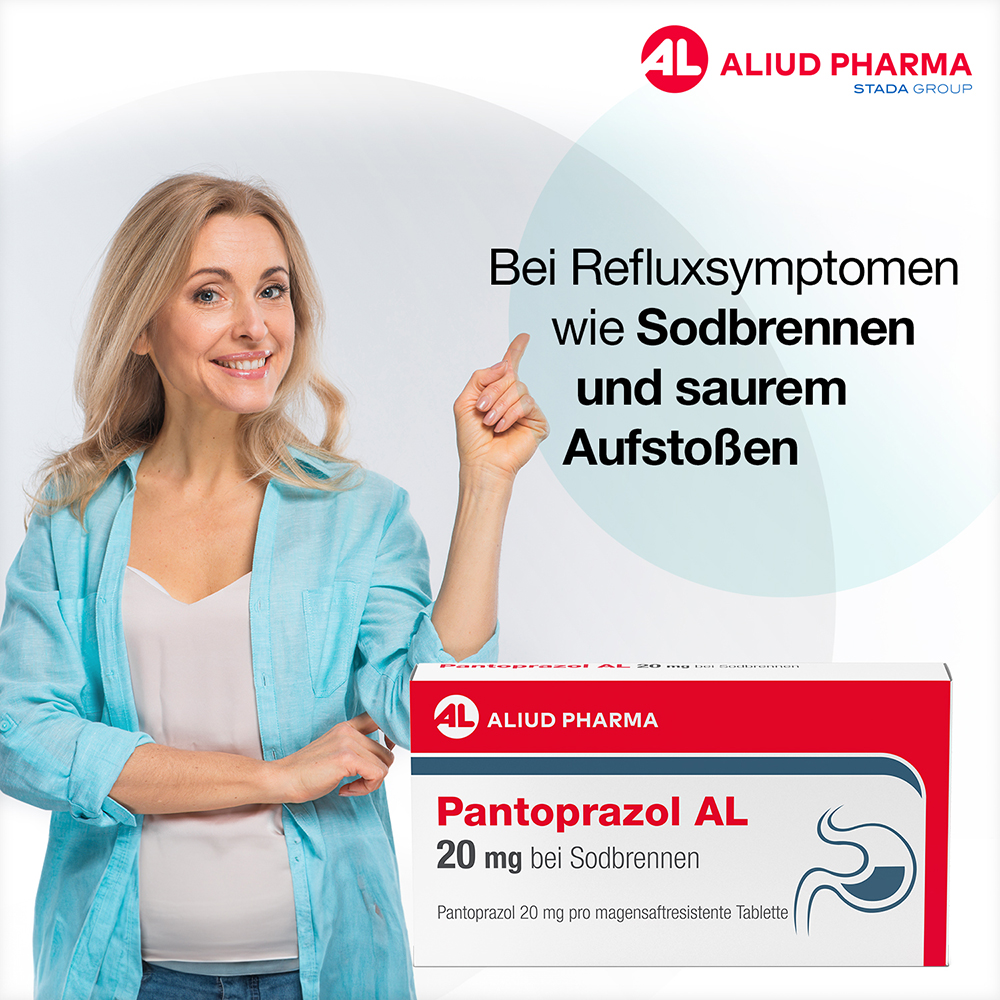 ALIUD PHARMA Pantoprazol AL 20 mg bei Sodbrennen