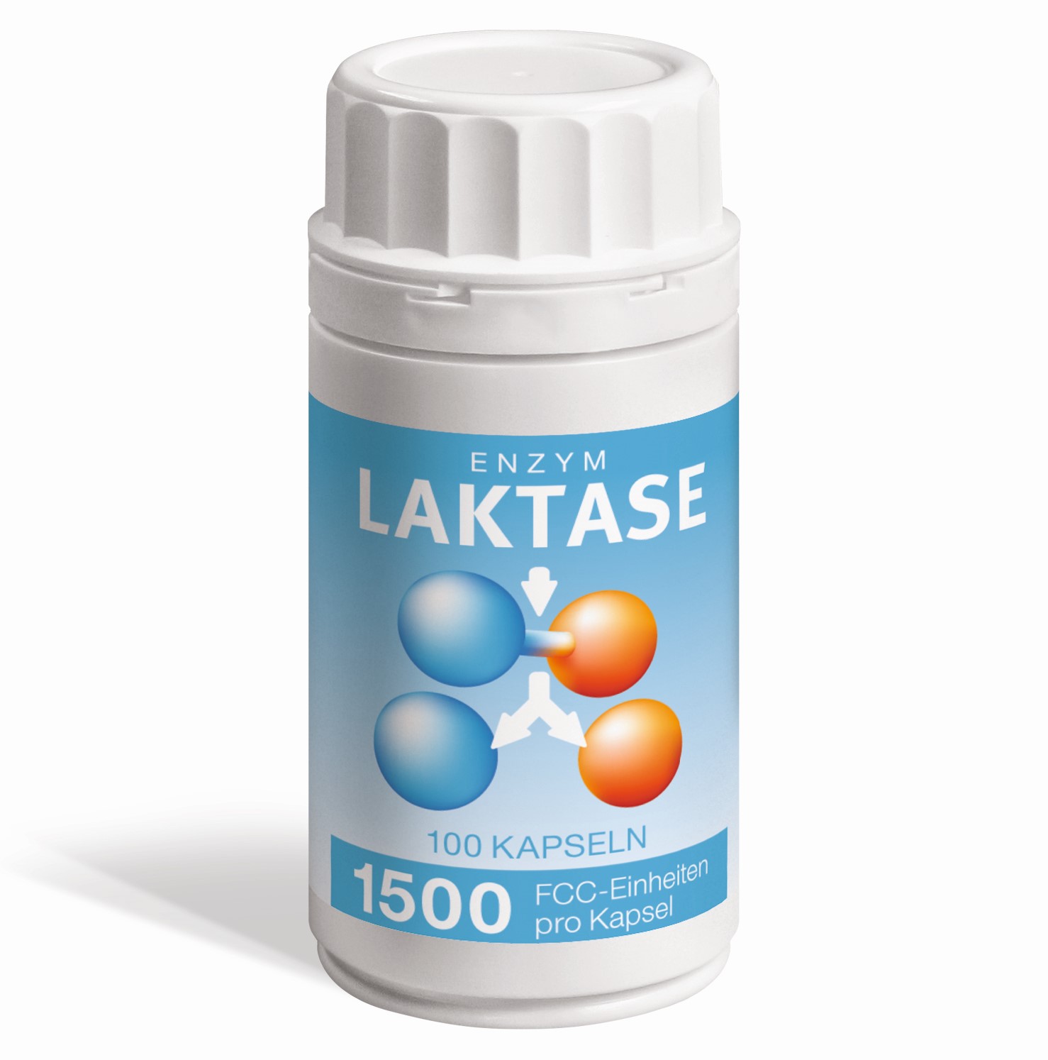 PRO NATURA LAKTASE 1.500 FCC Enzym Kapseln