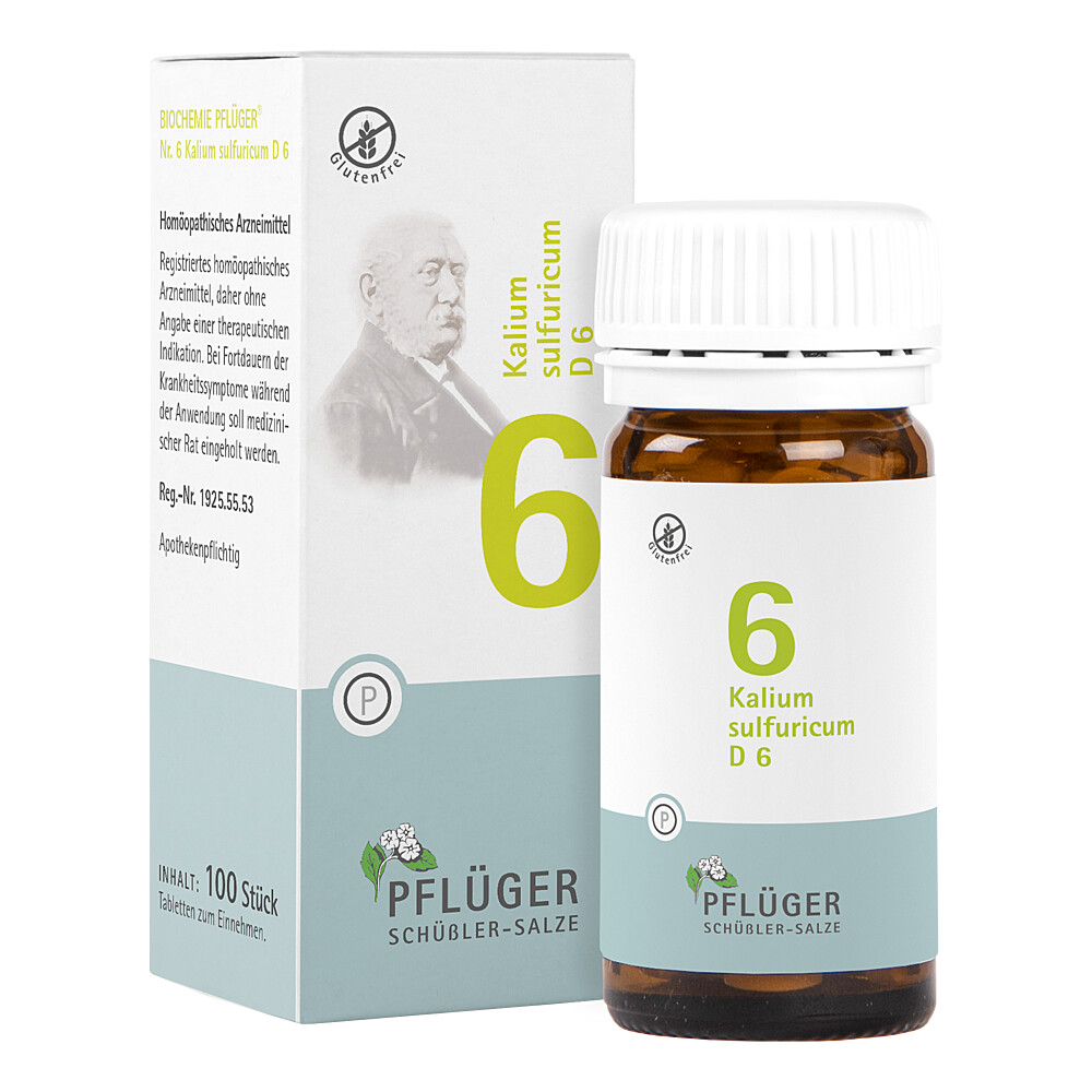 PFLÜGER BIOCHEMIE Pflüger 6 Kalium sulfuricum D 6 Tabl.