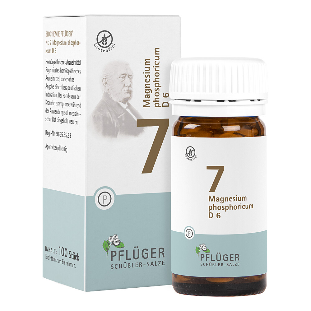 PFLÜGER BIOCHEMIE Pflüger 7 Magnesium phosphoricum D 6 Tab