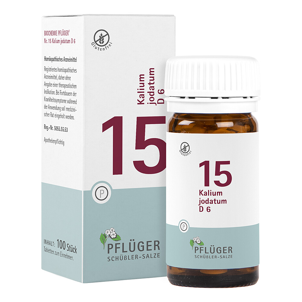 PFLÜGER BIOCHEMIE Pflüger 15 Kalium jodatum D 6 Tabletten