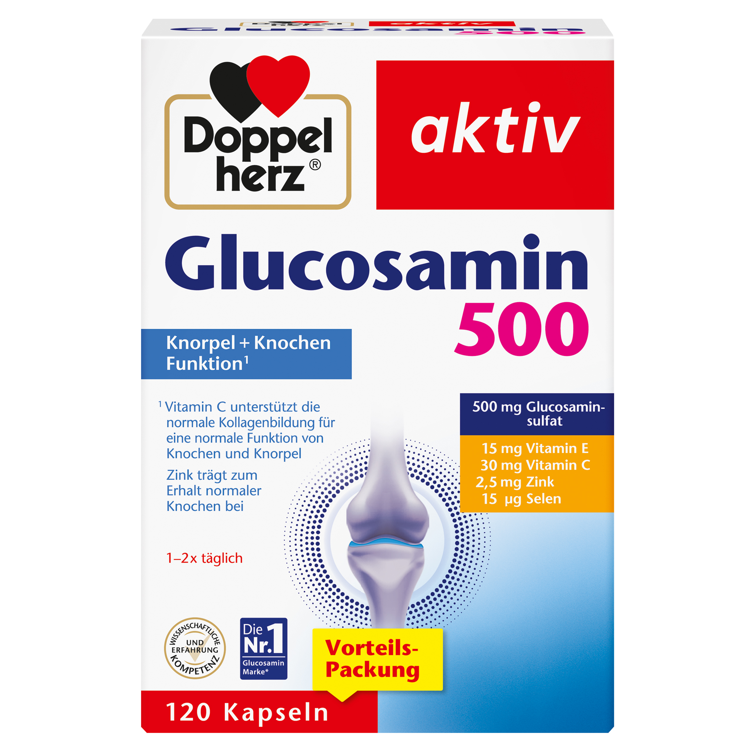 Doppelherz aktiv Glucosamin 500