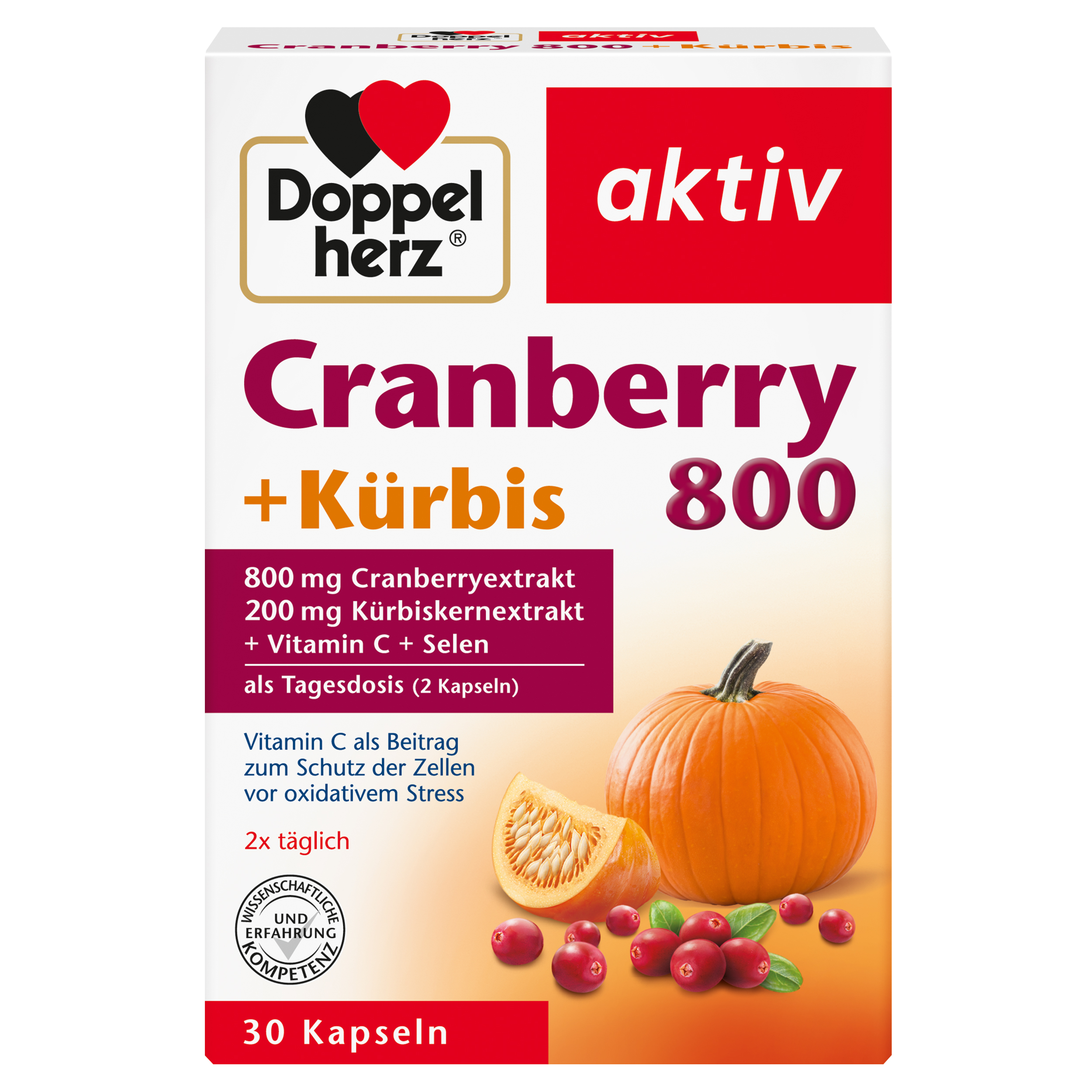 Doppelherz DOPPELHERZ Cranberry+Kürbis Kapseln