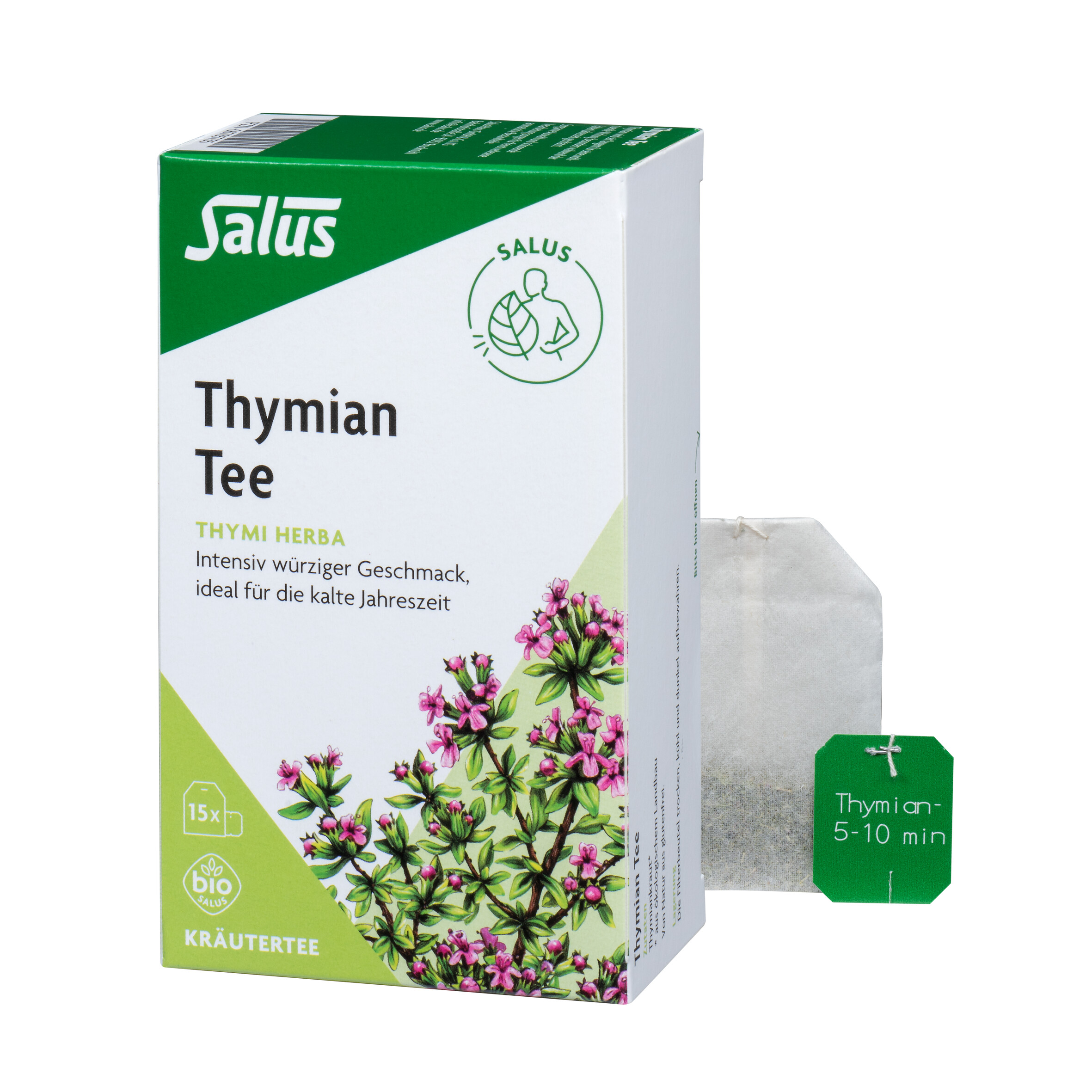 SALUS PHARMA THYMIAN TEE Kräutertee Thymi herba Bio Salus Fbtl.