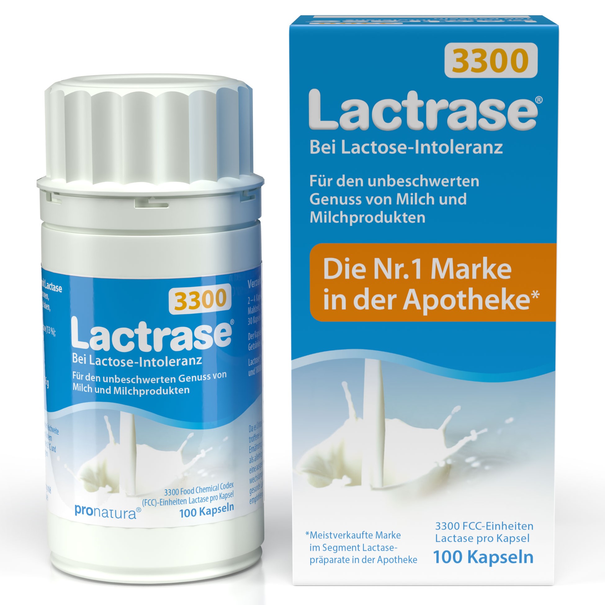 PRO NATURA LACTRASE 3.300 FCC Kapseln