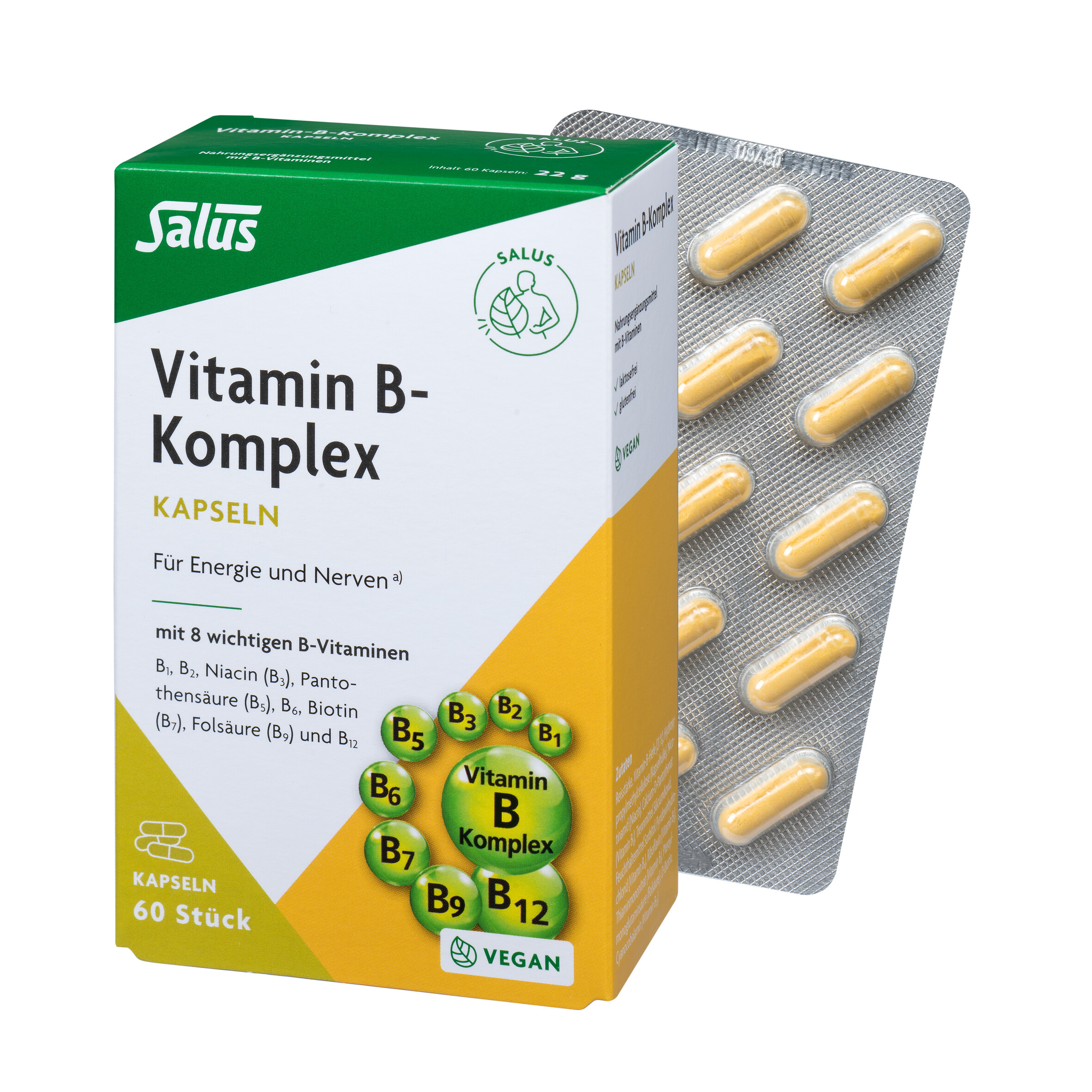 SALUS PHARMA VITAMIN B KOMPLEX vegetabile Kapseln Salus