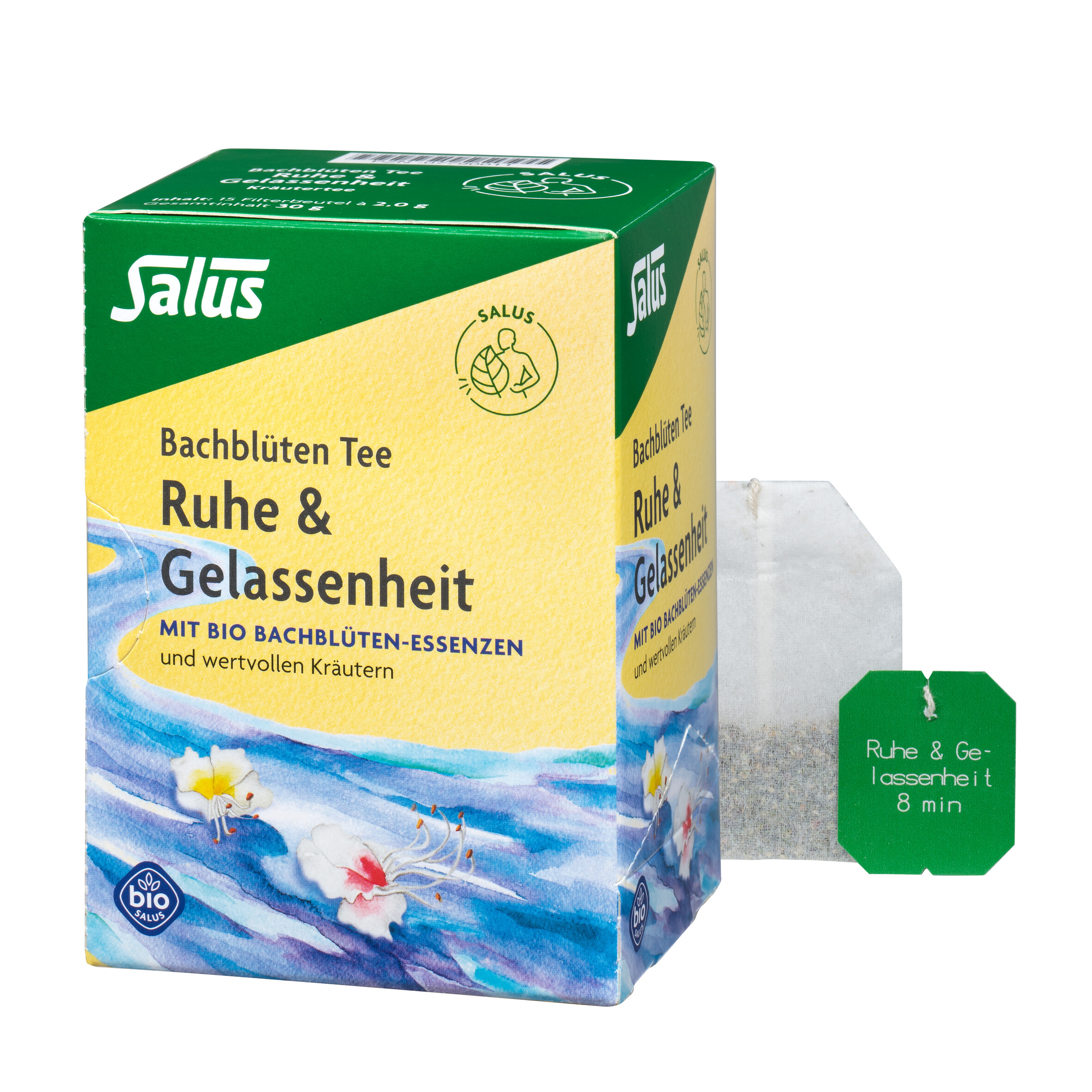 SALUS PHARMA Salus BACHBLÜTEN TEE Ruhe & Gelassenheit Bio Salus Fbtl.