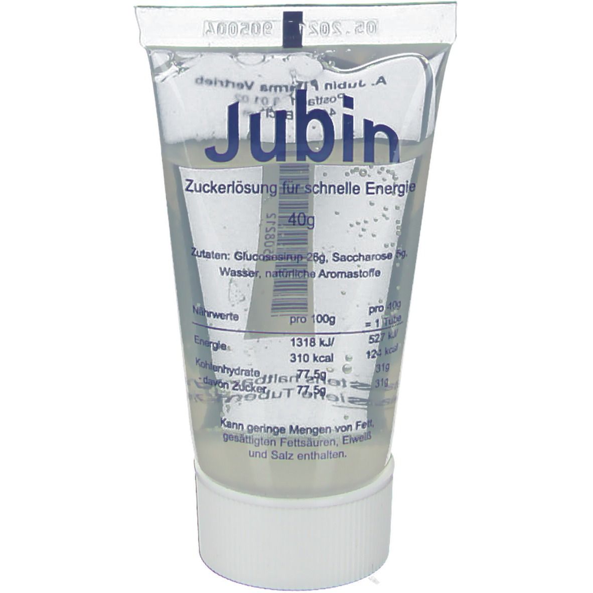 JUBIN Zuckerlösung schnelle Energie