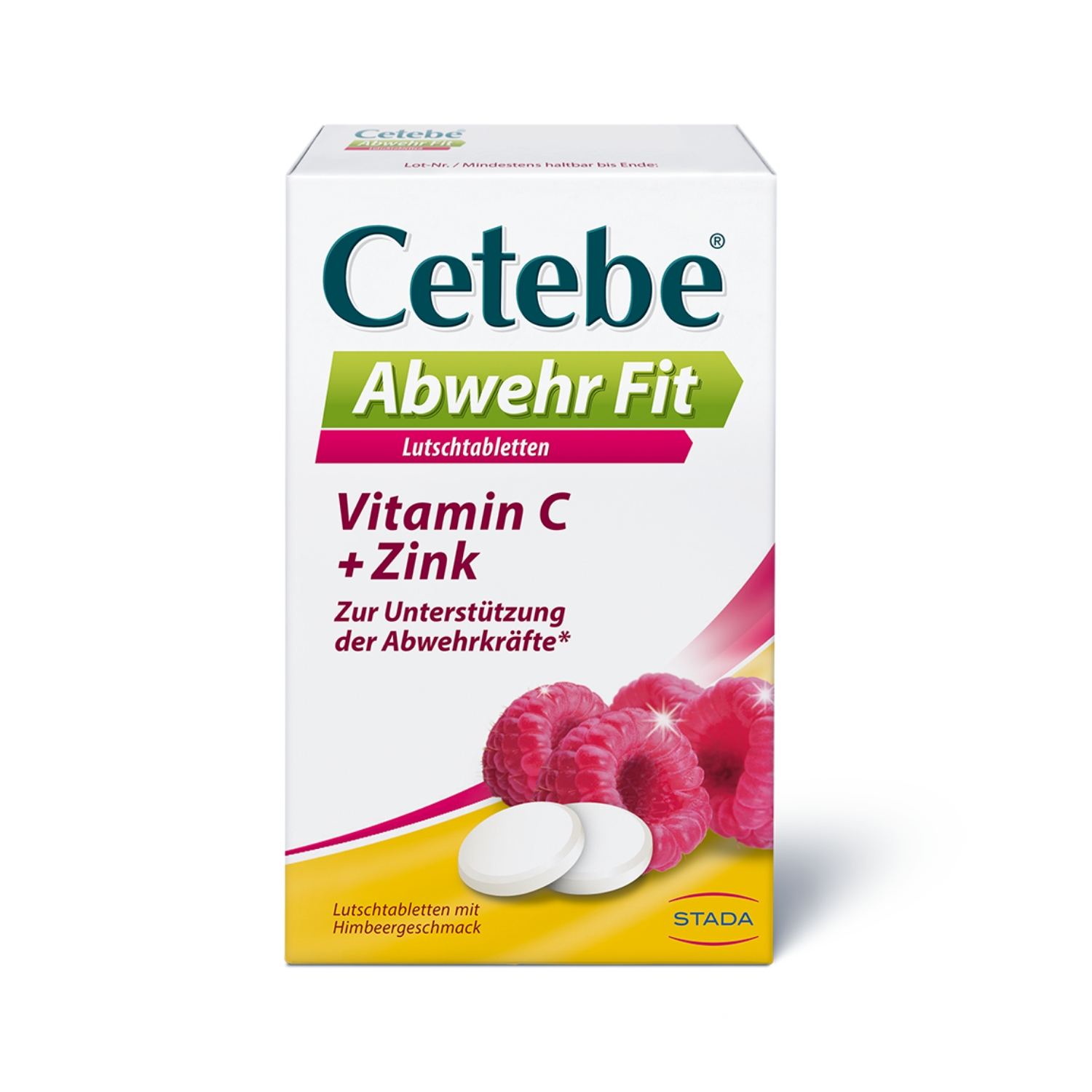 STADA Cetebe Abwehr Fit Nahrungsergänzungsmittel, Ascorbinsäure (Vitamin C) und Zink