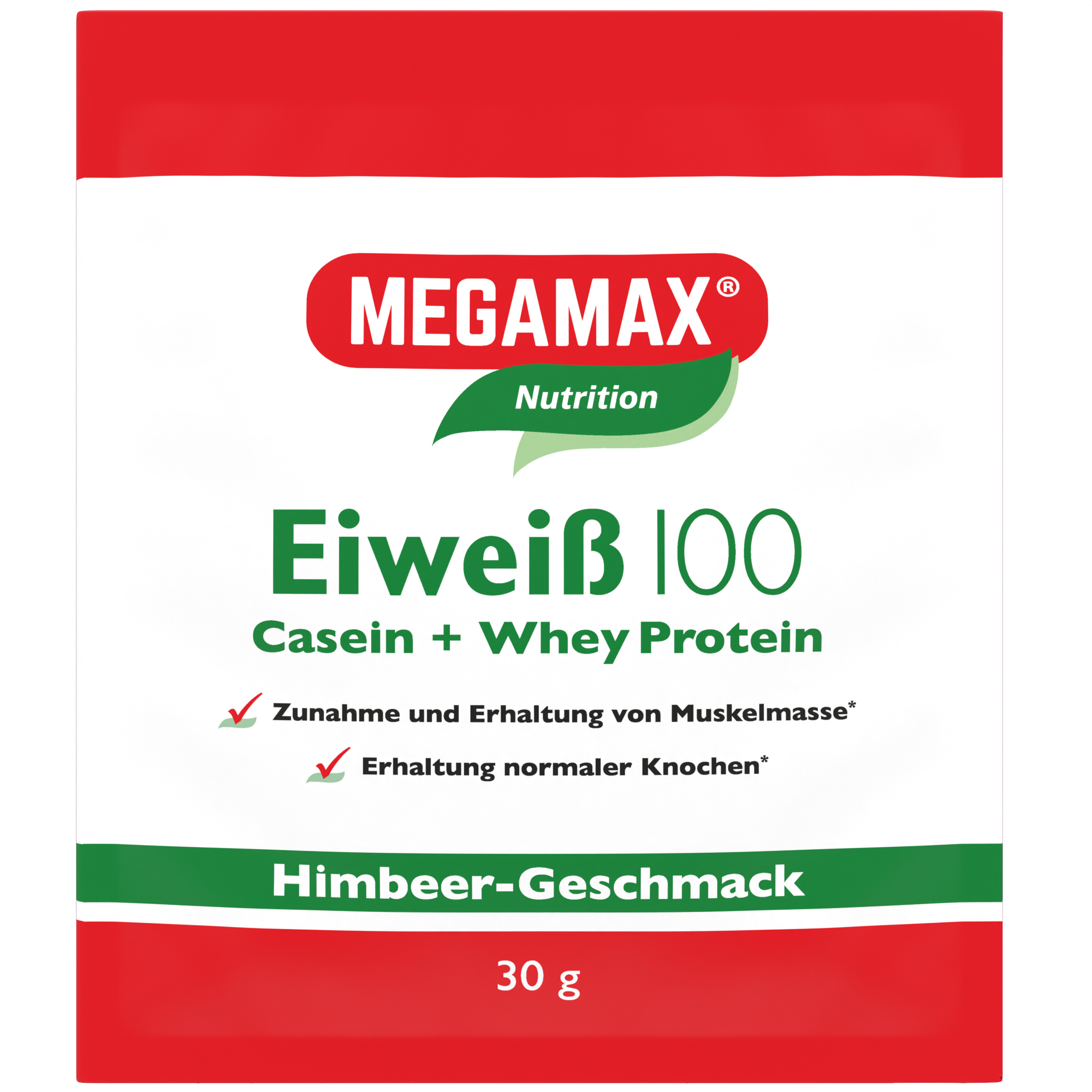 MEGAMAX EIWEISS 100 Himbeer Megamax Pulver