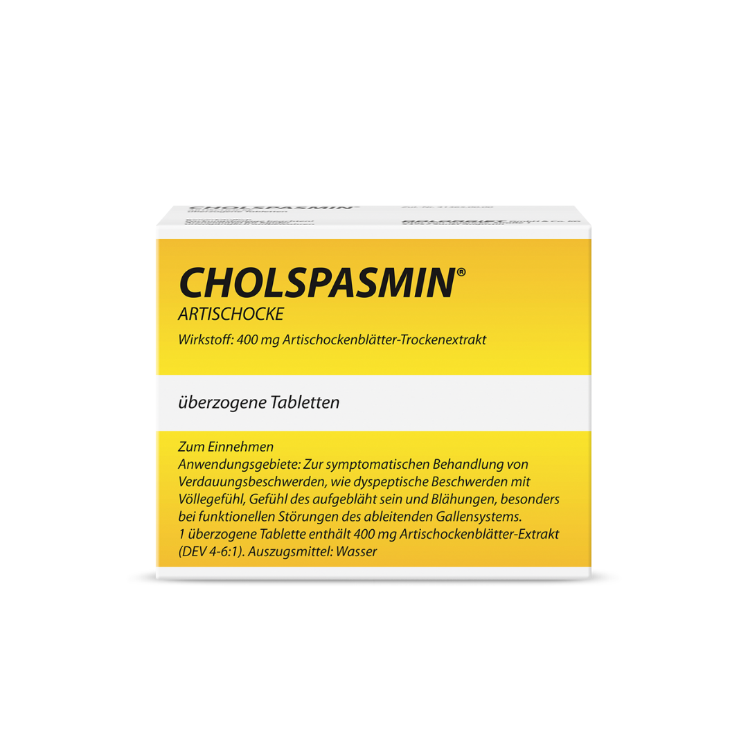 DR. THEISS NATURWAREN CHOLSPASMIN Artischocke überzogene Tabletten