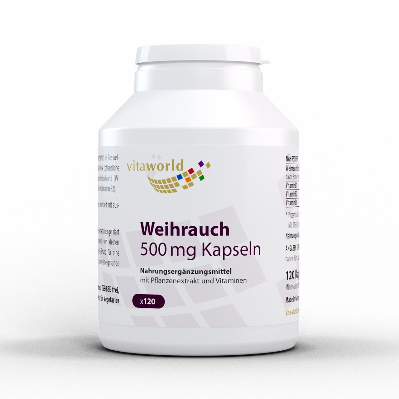 VITA WORLD WEIHRAUCH 500 mg Kapseln