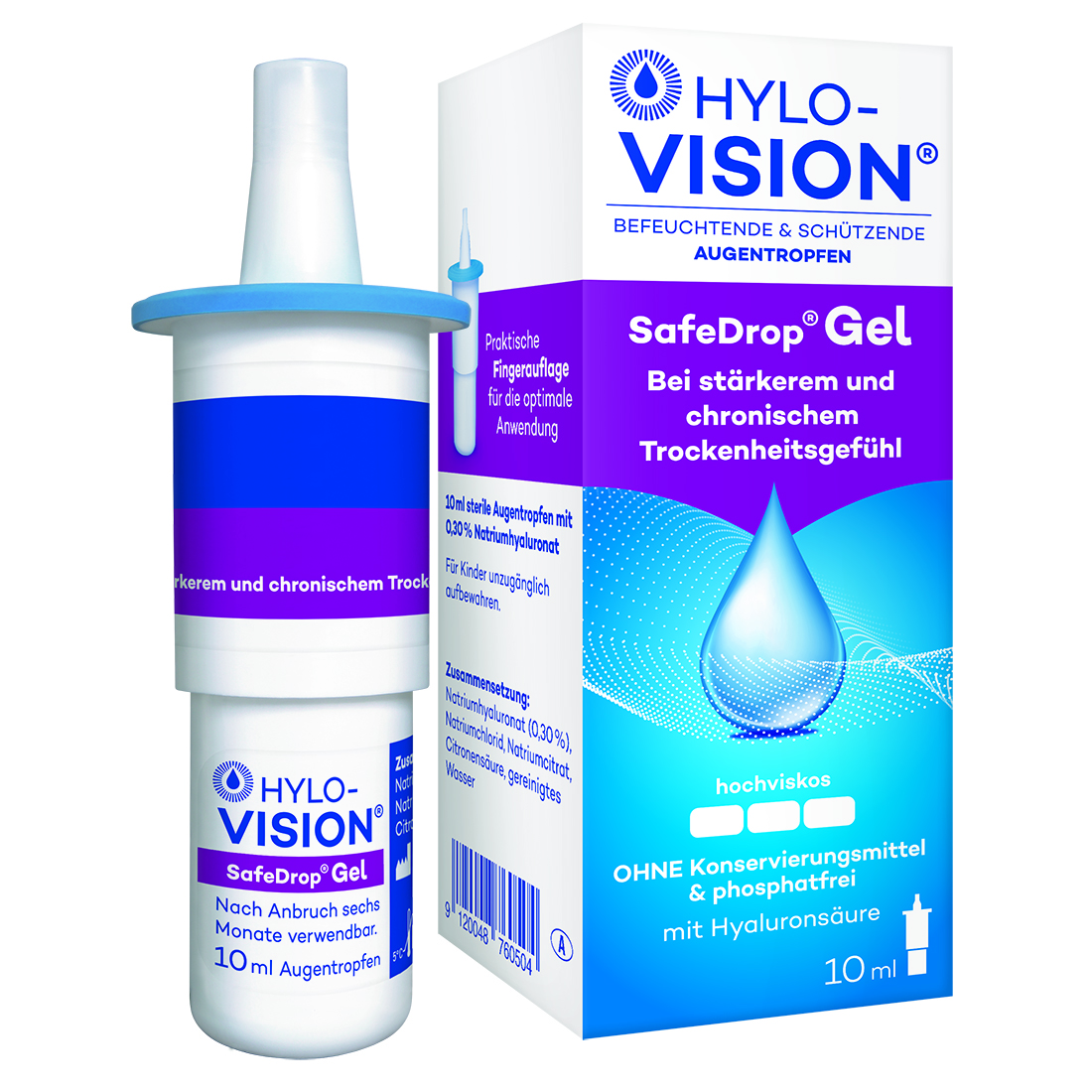 HYLO-VISION SafeDrop Gel Augentropfen