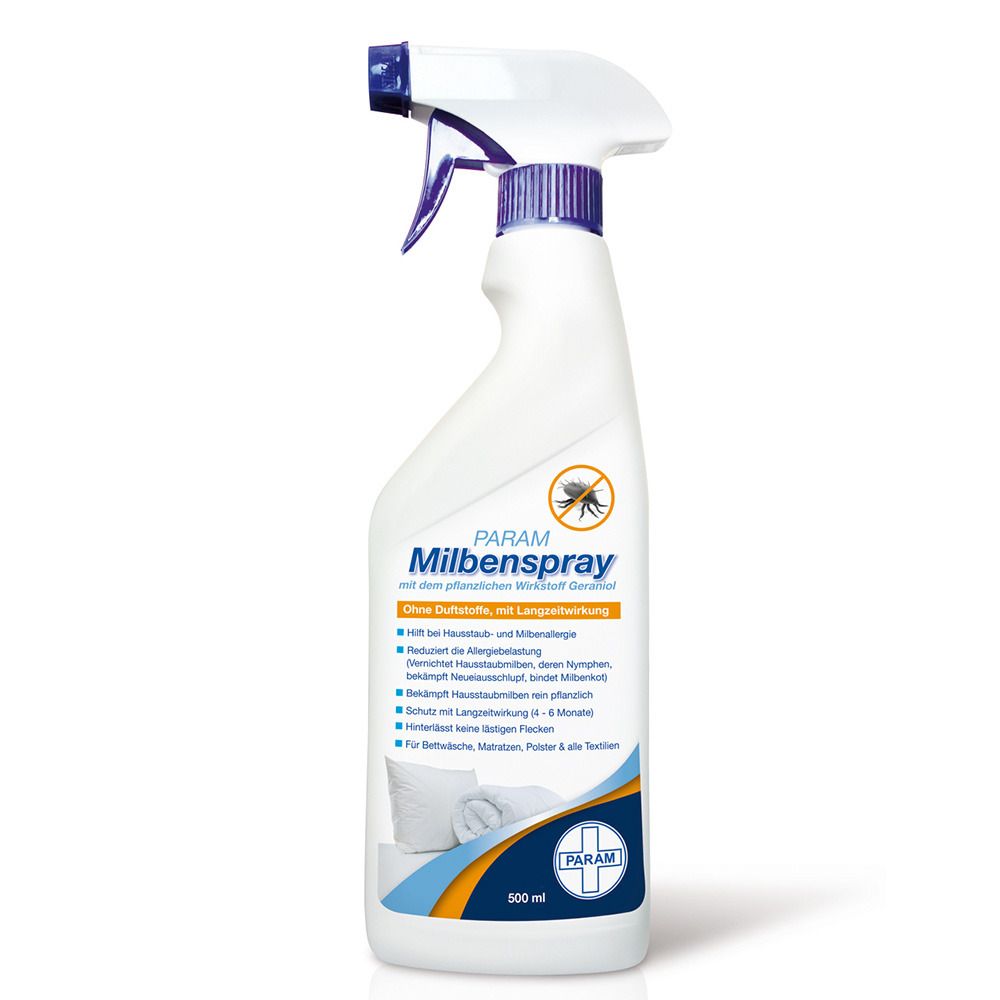 PARAM MILBENSPRAY für Matratzen/Polster/alle Textilien