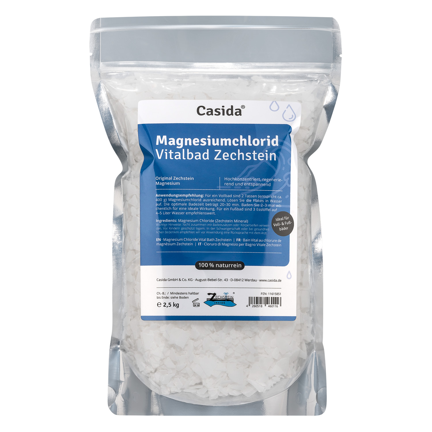 CASIDA MAGNESIUMCHLORID Vitalbad Zechstein