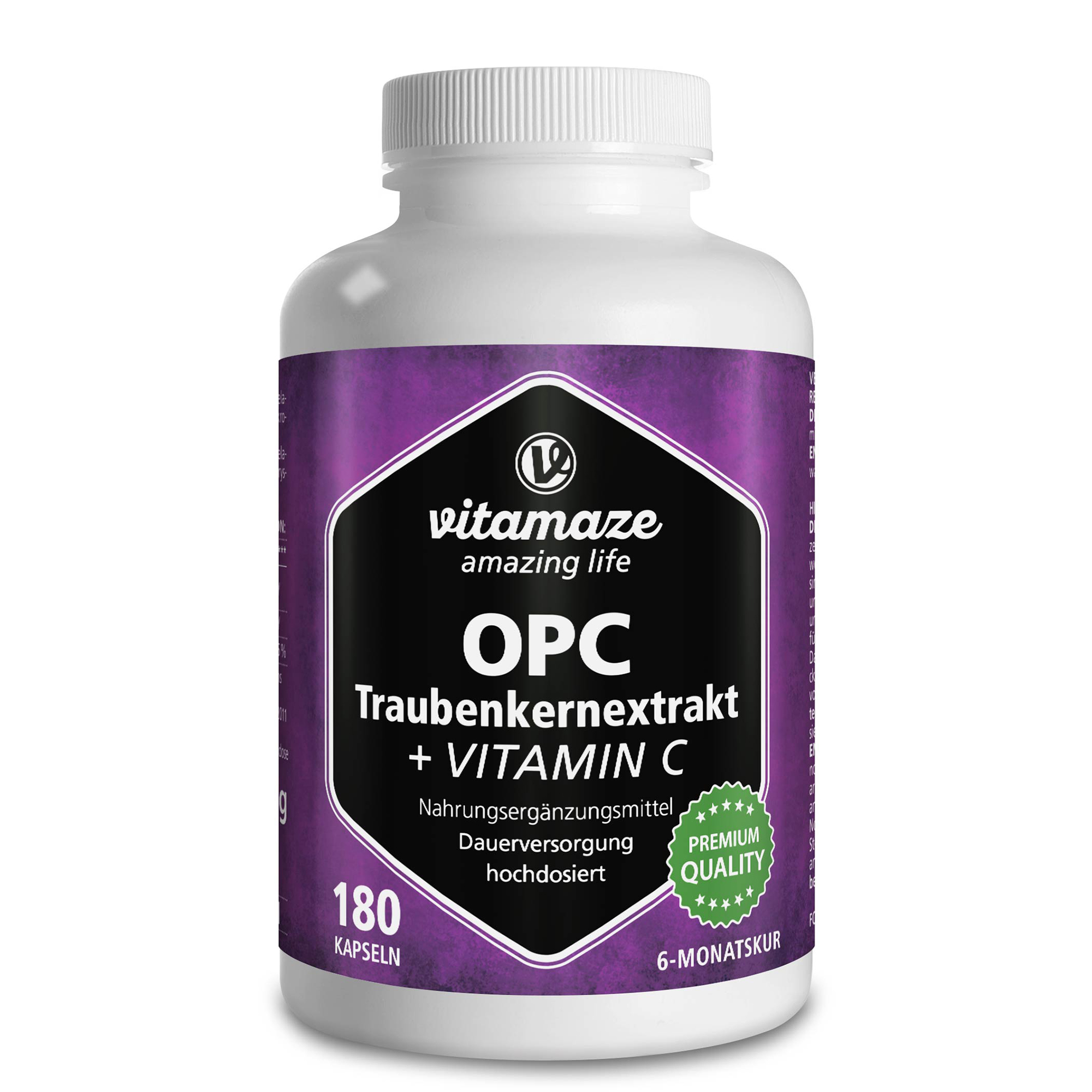 VITAMAZE OPC TRAUBENKERNEXTRAKT hochdosiert+Vitamin C Kaps.