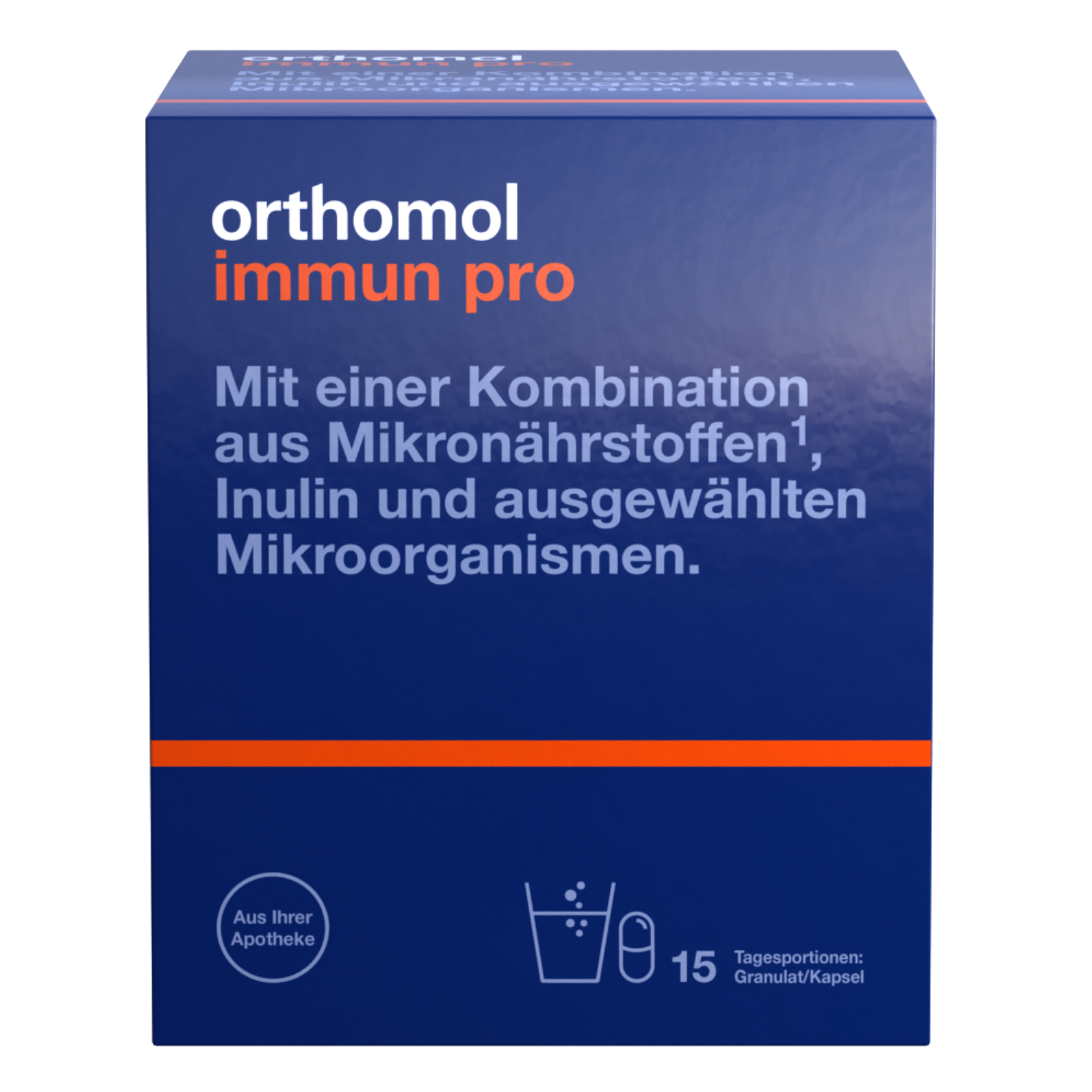 Orthomol ORTHOMOL Immun pro 15 Tagesportionen Granulat & Kapseln Kombipackung