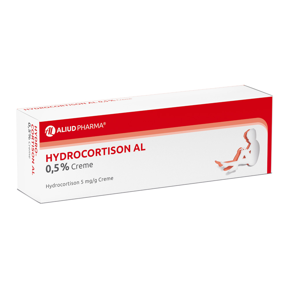 ALIUD PHARMA Hydrocortison AL 0,5 % Creme bei allergischen Erkrankungen der Haut