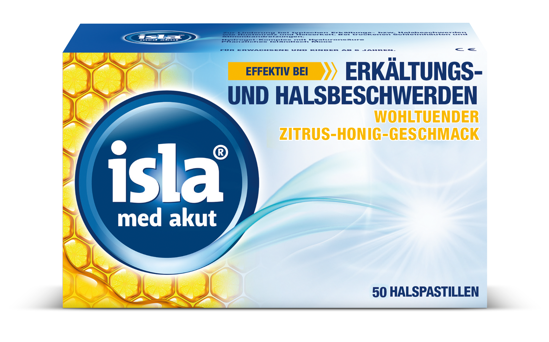 ISLA MED akut Zitrus-Honig Pastillen