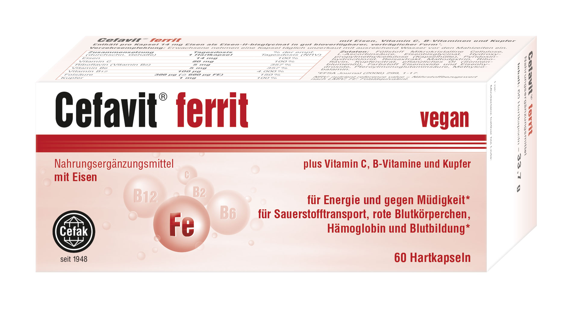 CEFAVIT ferrit Hartkapseln