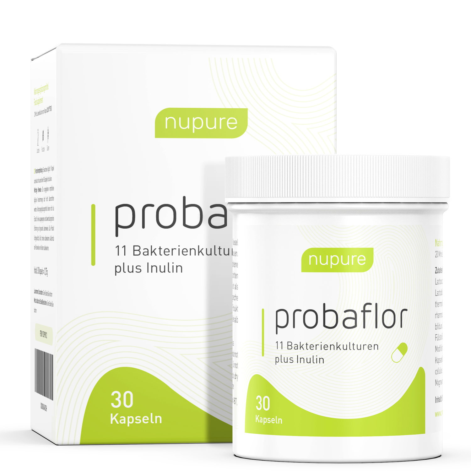 NUPURE probaflor - 2-1 Rezeptur mit 11 Bakterienkulturen + Inulin